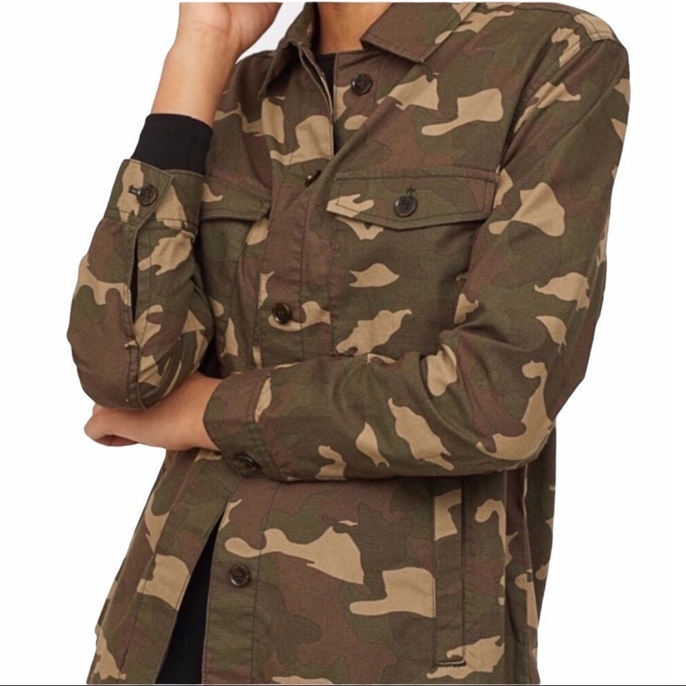 Women's Military Camo Utility Jacket -NEW